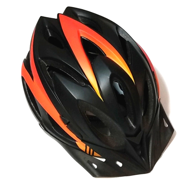 Orange Black Cpsc Certified Bike Helmet Size Large